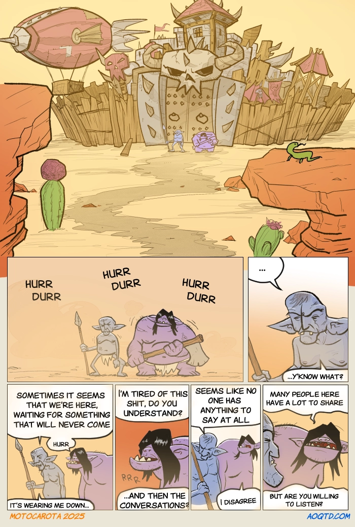 Philosophical orcs are the worst kind of colleague you could get when you are on turn