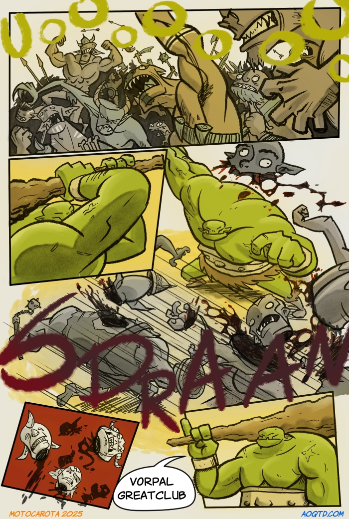 When swinged with enough force, everything can deal slashing damage