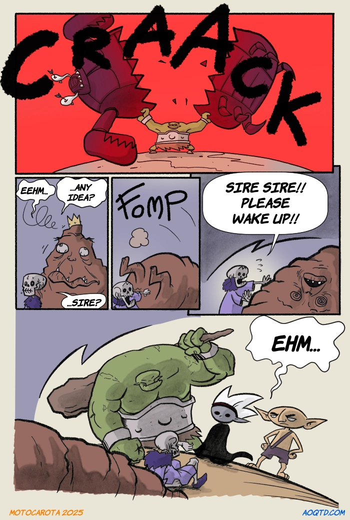 Do you think it's normal to laugh at your own comics?
Sometimes I'm a little worried...