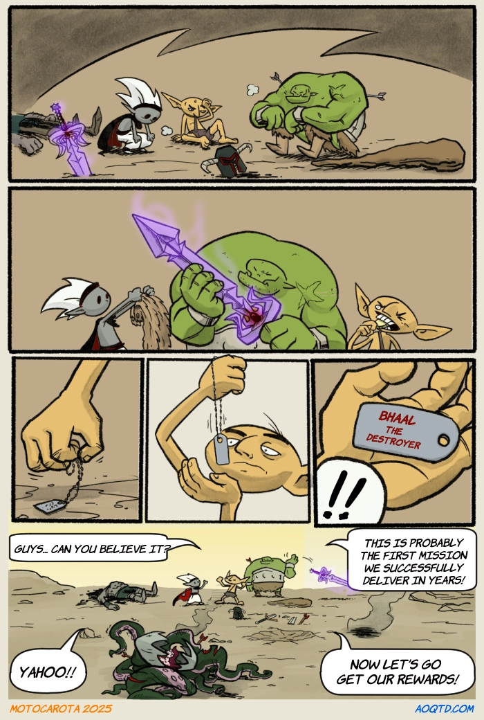 WOW guys! we finally killed the right person!